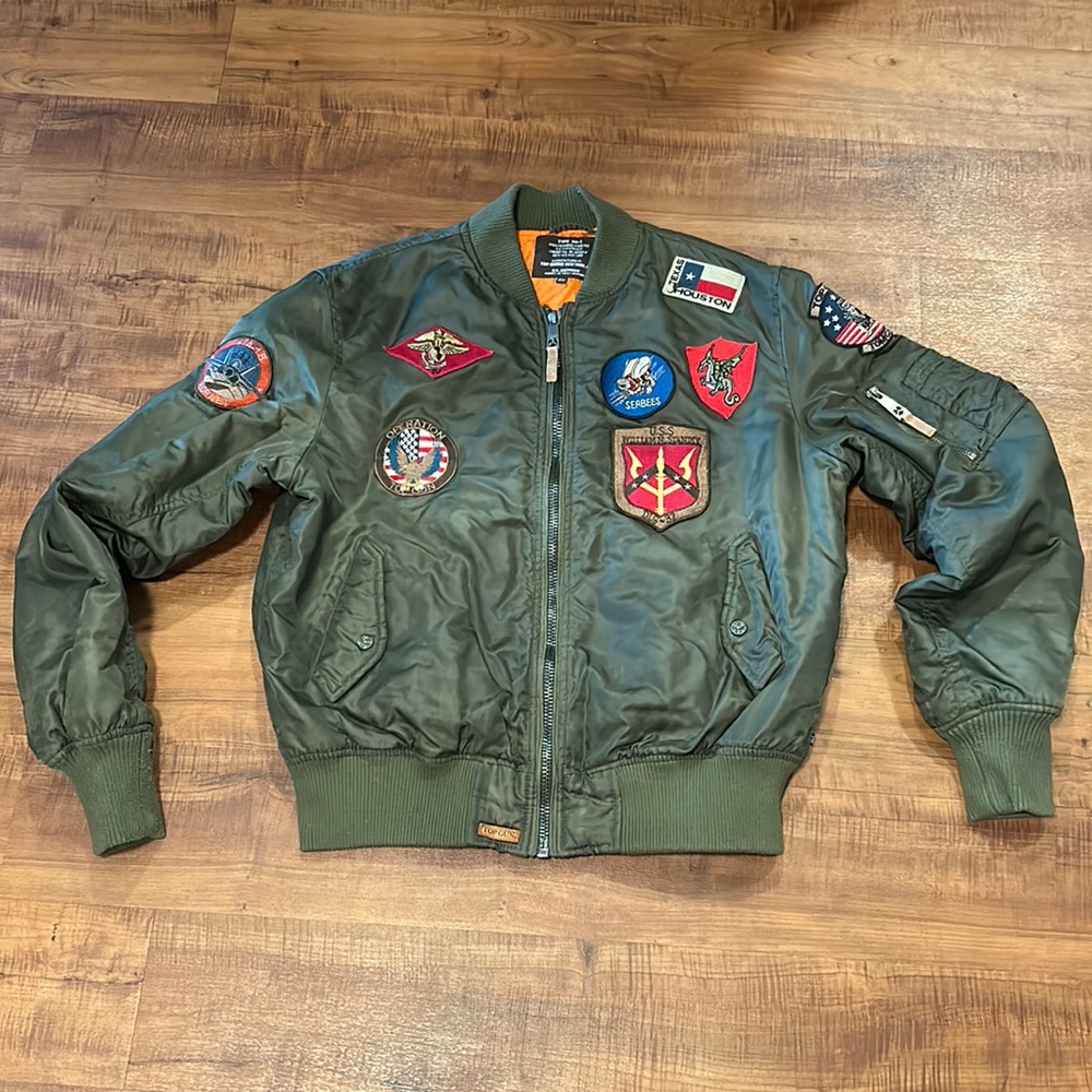 Top gun bomber jacket